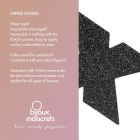 Пестисы в виде крестов Bijoux Indiscrets, черные вид 5