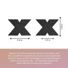 Пестисы в виде крестов Bijoux Indiscrets, черные вид 6