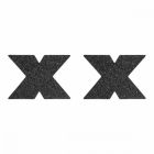 Пестиси у вигляді хрестів Bijoux Indiscrets, чорні вид 4