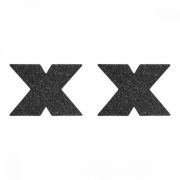 Пестисы в виде крестов Bijoux Indiscrets, черные