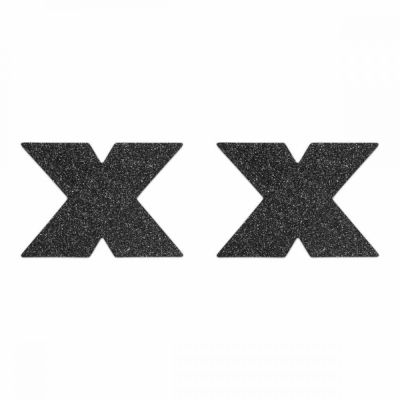 Пестиси у вигляді хрестів Bijoux Indiscrets, чорні