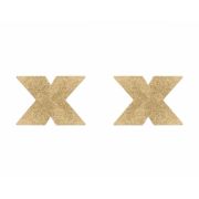 Пестиси у вигляді хрестів Bijoux Indiscrets, золотисті