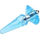 Анальна вібропробка Chisa Hi-Basic Nicole's блакитна вид 4