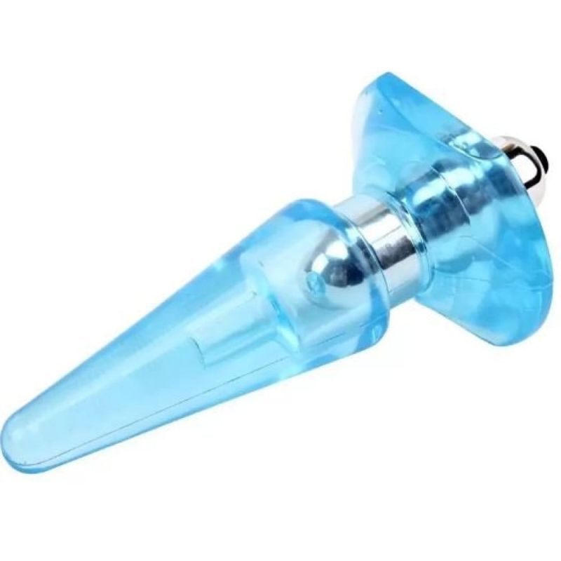 Анальна вібропробка Chisa Hi-Basic Nicole's блакитна вид 4