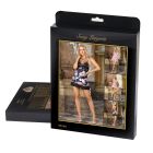 Сукня чорна з квітковим принтом Star Night з трусиками в комплекті, М вид 7