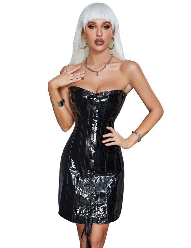 Сукня-корсет зі шнурівкою Star Night з трусиками в комплекті, S (без коробки) вид 2