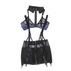 Сукня-костюм Star Night із застібками-блискавками та пажами для панчох, чорний, ХХХL (без коробки) вид 5