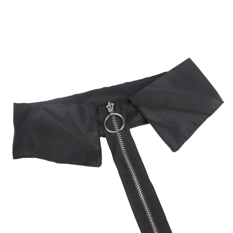 Сукня-костюм Star Night із застібками-блискавками та пажами для панчох, чорний, XL (без коробки) вид 8