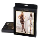 Сукня напівпрозора з тримачами для панчох Star Night і трусиками, чорна, M вид 5