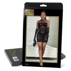 Сукня у сіточку з прикрасами у вигляді страз Star Night чорна XS-M вид 9