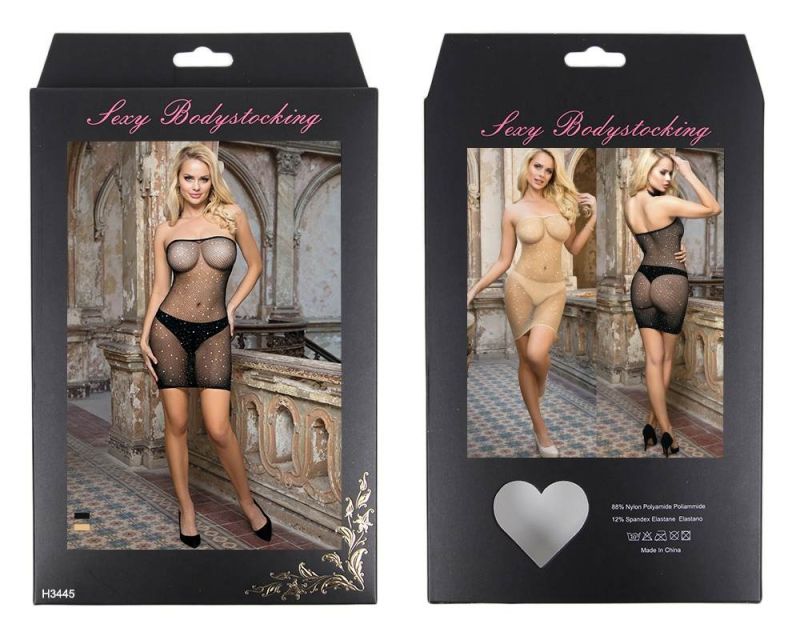 Сукня у сіточку з прикрасами у вигляді страз Star Night чорна XS-M вид 15