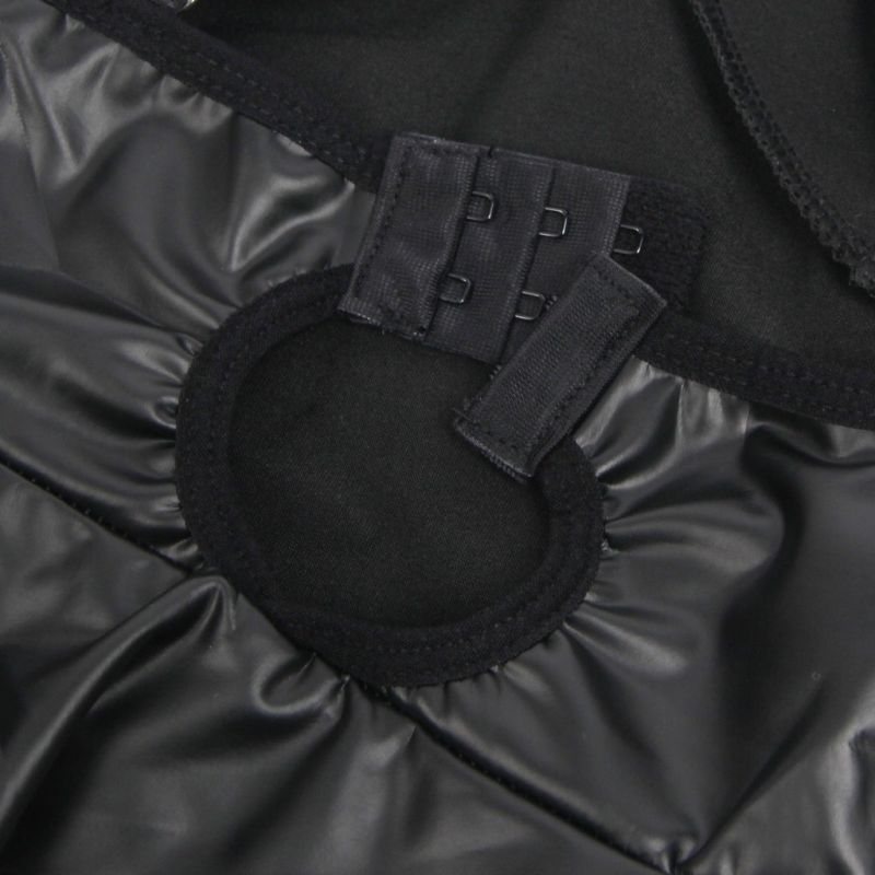 Сукня із PU шкіри Star Night з чокером, чорний (без коробки) вид 9