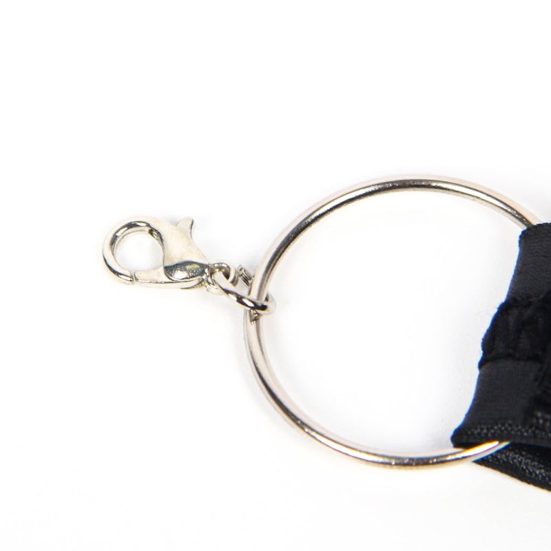 Сукня зі штучної шкіри та ремінцями на руки та шию Star Night з трусиками, чорний, М вид 19