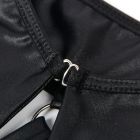 Сукня зі штучної шкіри та ремінцями на руки та шию Star Night з трусиками, чорний, XL вид 19