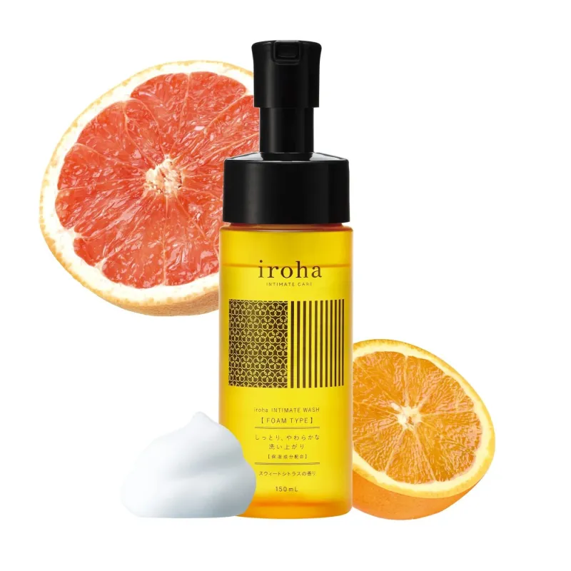 Iroha INTIMATE WASH Sweet Citrus Очищаючий мус для інтимної гігієни 150 мл Солодкий цитрус вид 3