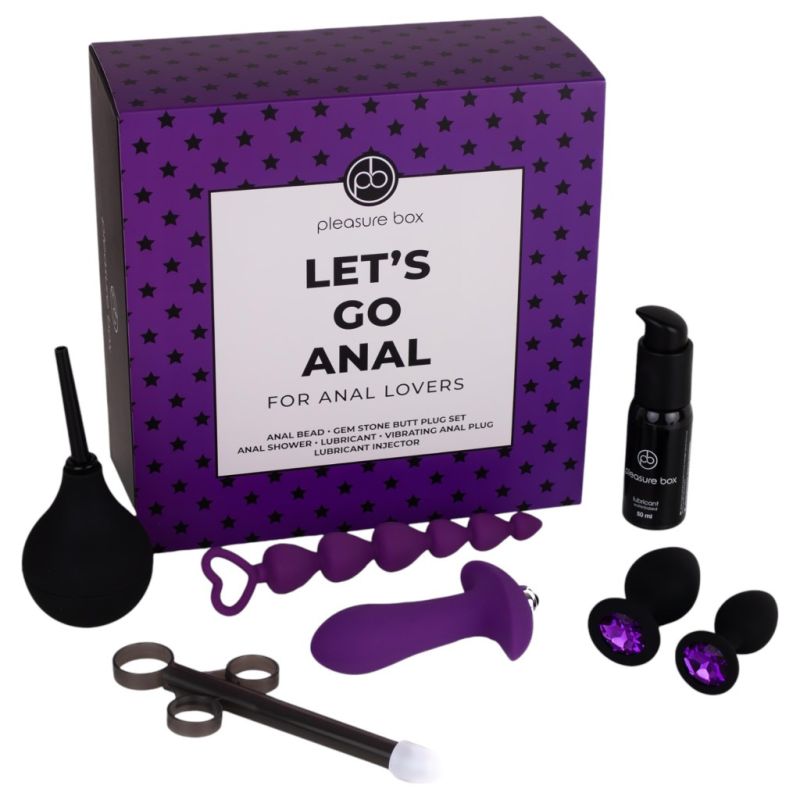 Подарочный набор для анального секса DreamToys Let'S Go Anal 7 предметов, фиолетовый вид 2