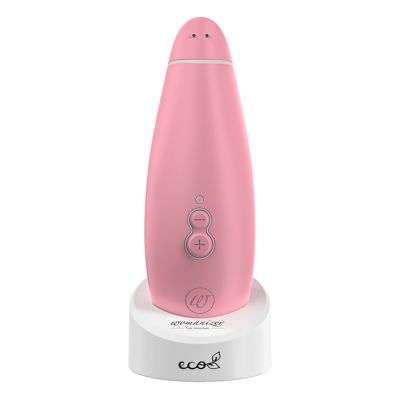 Підставка для вакуумного кліторального стимулятора Womanizer Premium Eco біла