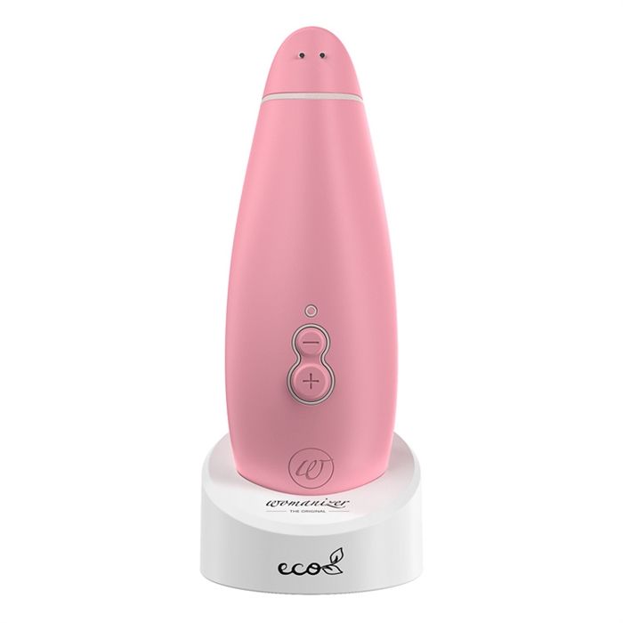 Підставка для вакуумного кліторального стимулятора Womanizer Premium Eco біла вид 2