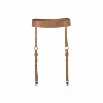 Підтяжки Bijoux Indiscrets MAZE - Suspender Belt Brown O\S