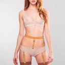 Підтяжки Bijoux Indiscrets MAZE - Suspender Belt for Underwear and Stockings Braun O\S