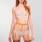 Подтяжки Bijoux Indiscrets MAZE - Suspender Belt for Underwear and Stockings Braun O\S вид 2