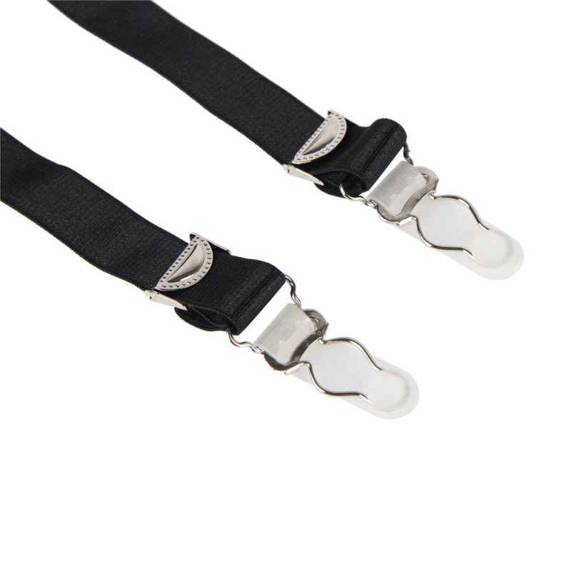 Пояс для панчіх Star Night з трусиками стрінгами, чорний вид 11