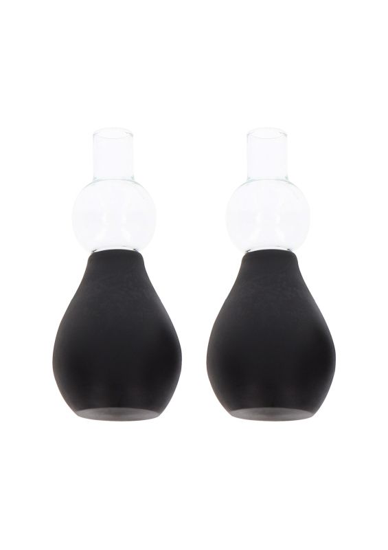 Помпи для сосків Taboom Nipple Play з набором кілець, чорні вид 5