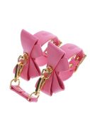 Поножи с бантиками Taboom Malibu Ankle Cuffs из веганской кожи, розовые