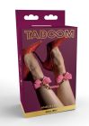 Поножи с бантиками Taboom Malibu Ankle Cuffs из веганской кожи, розовые вид 2