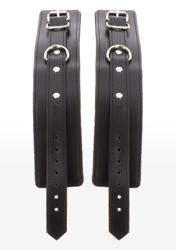 Поножи с цепочкой Taboom, веганская кожа, черные вид 8