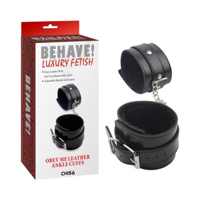 Поножи с заклепками Chisa Behave! Obey Me, чёрные