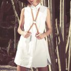 Портупея " 8 " MAZE by, Bijoux Indiscrets коричневая вид 4