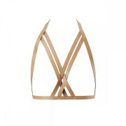 Портупея Bijoux Indiscrets MAZE - Halter Bra Harness Braun