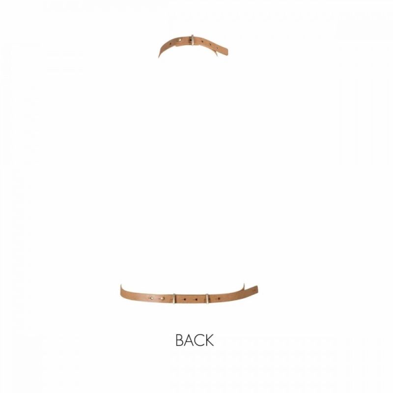 Портупея Bijoux Indiscrets MAZE - I Harness Brown, екошкіра вид 6
