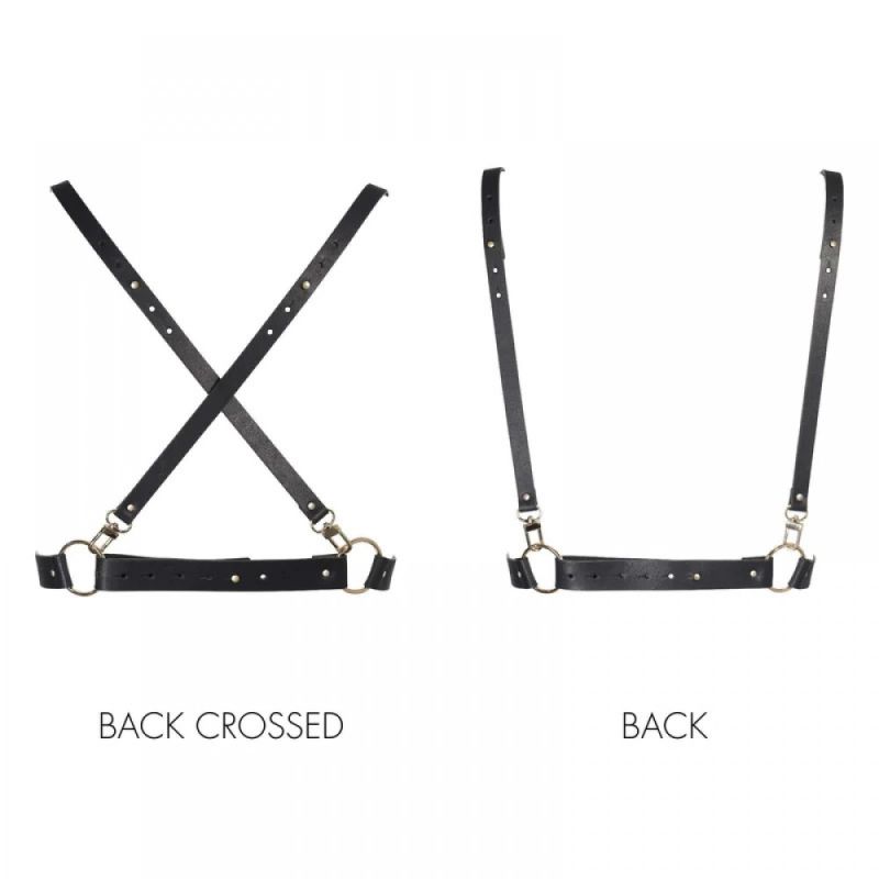 Портупея "Х" MAZE by, Bijoux Indiscrets Black вид 5