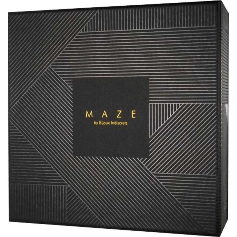 Портупея MAZE Bijoux Indiscrets з нашийником та одним перетином, чорна вид 10