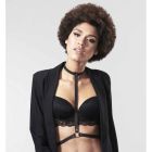 Портупея MAZE Bijoux Indiscrets з нашийником та одним перетином, чорна вид 2