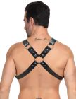 Портупея чоловіча Star Night зі штучної шкіри, чорна, One Size вид 4