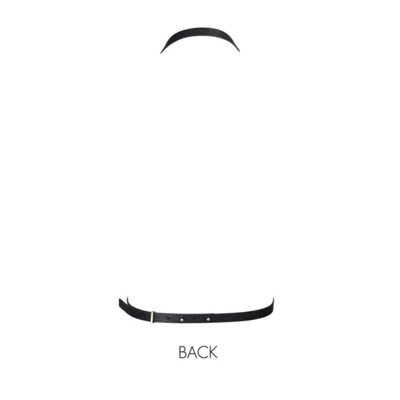 Портупея с кольцом на груди MAZE Bijoux Indiscrets черная, OS вид 7