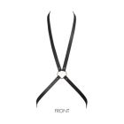 Портупея з кільцем на грудях MAZE Bijoux Indiscrets чорна, OS вид 6