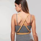 Портупея з перехресним плетивом на грудях MAZE Bijoux Indiscrets бежева вид 3