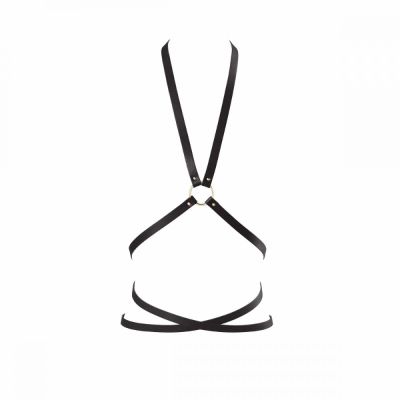 Портупея из экокожи Bijoux Indiscrets Maze – Multi-Way Body Harness Black