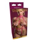 Портупея з золотистими декоративними ланцюжками Taboom Malibu рожева, S/M вид 2
