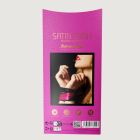 Пов'язка із сатину на очі Adrien Lastic Satin Sash чорно-рожева вид 7