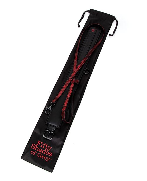 Нашийник та повідець Fifty Shades of Grey Sweet Anticipation Reversible Faux Leather Collar and Lead вид 5