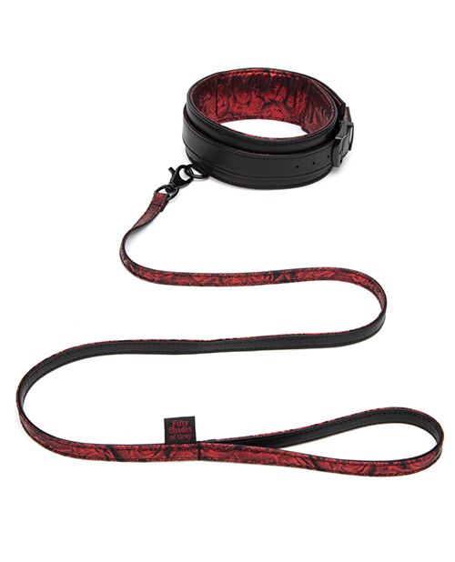 Нашийник та повідець Fifty Shades of Grey Sweet Anticipation Reversible Faux Leather Collar and Lead вид 4