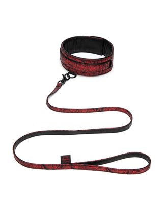 Ошейник и поводок Fifty Shades of Grey Sweet Anticipation Reversible Faux Leather Collar and Lead