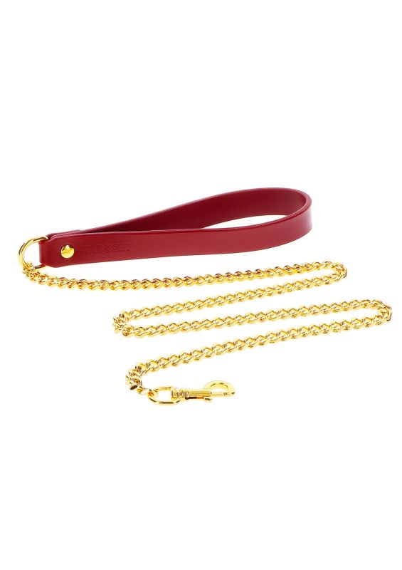 Повідець з ланцюжком Taboom Chain Leash, золотистий вид 6