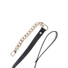 Повідець ланцюг із петлею зі штучної шкіри Statement Leash золотистий, 75 см вид 9