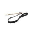 Повідець ланцюг із петлею зі штучної шкіри Statement Leash золотистий, 75 см вид 8